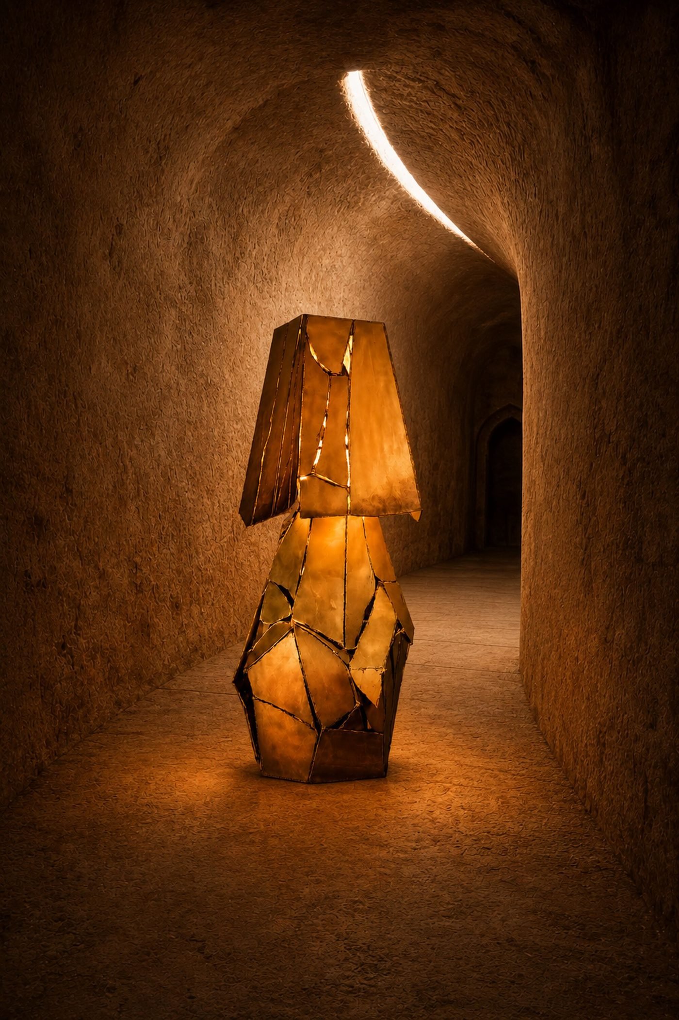 Fragments floor lamp, full view